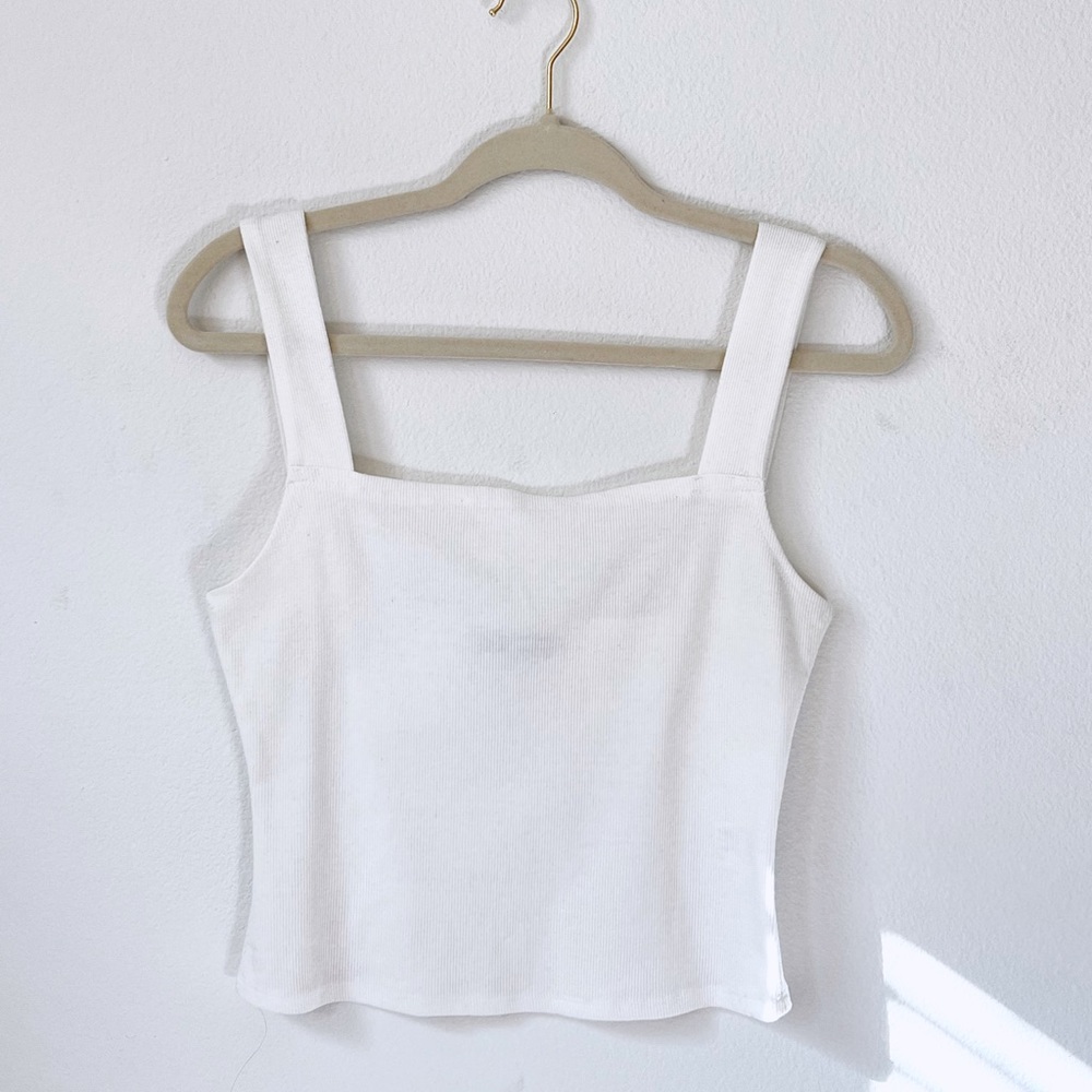 White tank top